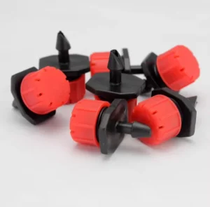 Adjustable Drip Irrigation Connector Dripper for PE Pipe Flow Rate 0 70L Agricultural Sprinkler Use