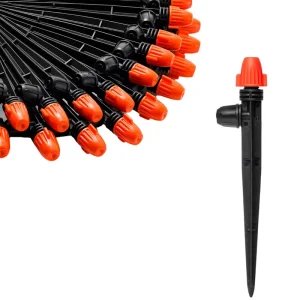 Adjustable PVC Garden Drip Irrigation Dripper 3/4 in Diameter