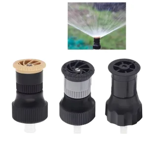 Adjustable Plastic Atomizing Nozzle Simple Underground Scattering 4 Point Internal Thread Dust Removal Cooling Sprinkler Garden