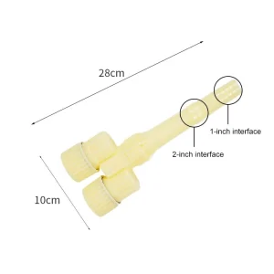 Adjustable Three Head Plastic ABS Lawn Garden Hose Sprayer Irrigation Sprinkler for Farm Greenhouse Watering Equipment Yellow