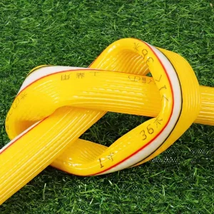 Agricultural 3 Layers Yellow High Pressure Spray Hose PVC Plastic Garden Water Hose