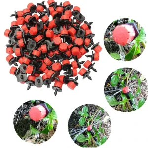 Agricultural Adjustable Dripper Fruit Tree Drip Irrigation Pipe Polypropylene Sprinkler Accessories Micro Sprinkler Little Red