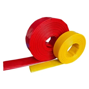 Agricultural Garden Irrigation High Pressure PVC Layflat Hose 2-6 Inch Transparent Material