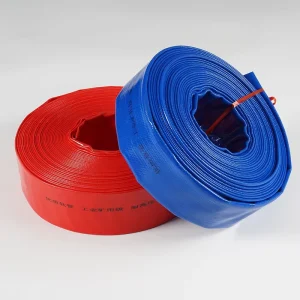 Agricultural PVC Lay Flat High Pressure Irrigation Hose Flexible Expandable 1-8 Inches Sizes Farm Irrigation System Water Pumps