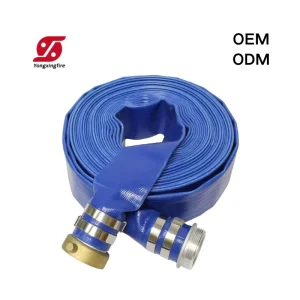 Agricultural Plastic Coating Hose Lay Flat Hose Rubber Pvc High Pressure Water Hose For Garden Irrigation