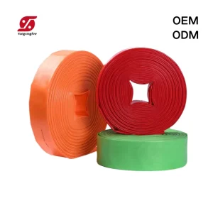 Agricultural Plastic Coating Hose PVC Layflat Water Discharge Hose for Farming Drip Irrigation