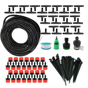 Agriculture Drip Irrigation Pipe Kit DIY Saving Water Automatic Irrigation Equipment Set
