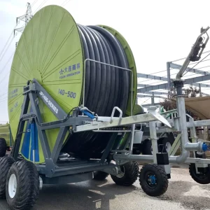 Agriculture Hose Reel Irrigation System with Water Gun and diesel Water Pump