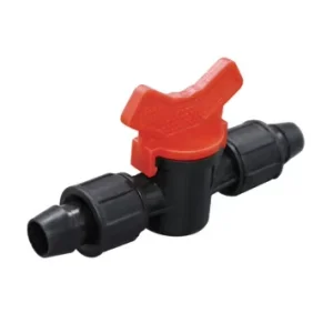 Agriculture Irrigation Drip Tape Fittings Plastic 16mm Diameter Black Inkjet Printed