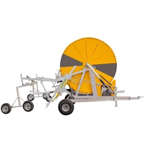 Agriculture Traveling Water Wheel Big Rain Gun Hose Reel Sprinkler Irrigation System
