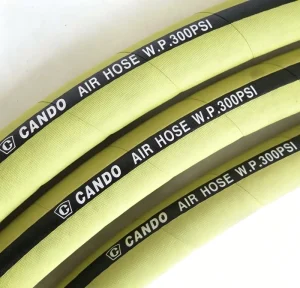 Air Hose High Pressure Wear Resistant Industrial Air Hose Air Compressor Pneumatic Conveying Hose Rubber Compressor Air Pipe
