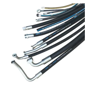 Air Oil Water Gas Fuel Hose Excavator Hydraulic Rubber Hose Pipes High Pressure Hoses Assembly