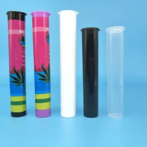 Airtight Pre 90mm 98mm 109mm 116mm Pop Top Roll Tube Child Resistant Plastic Packaging Tube