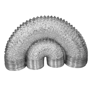 Aluminium Flexible Insulated Tube for HVAC Systems Fire Resistant Dryer Vent Hose Air Duct Ventilation System