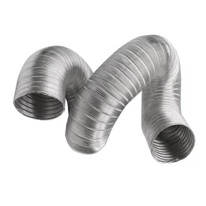 Aluminum Flex Air Duct HVAC Ventilation Stretchable Pure Aluminum Semi Rigid Flexible Hose Duct