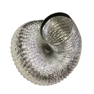 Aluminum Flexible Dryer Venting Duct Fireproof Dryer Exhaust Duct PVC Air Conditioning Ducts Non Insulated HVAC Systems Parts