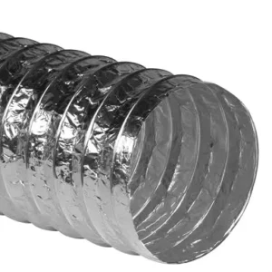 Aluminum Flexible Duct Double Layer HVAC Ventilation Hose Pipe for Air Conditioning System
