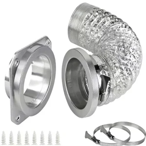 Aluminum Foil Flexible Duct Ventilation Air Conditioning Hose Aluminum Foil Duct for HVAC Systems Part