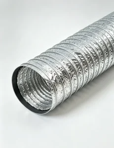 Aluminum Foil Rectangular Flexible Duct Pipe Connector Kitchen Range Hood Easy Installation European Style Ventilation