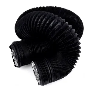 Aluminum Foil Ventilation Duct Industrial Design HVAC Systems Part Flexible Smoke Exhaust Pipe Customizable Size for Kitchen