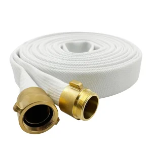 American style NH Fire Hose 30m 16 Bar PVC lined Polyester Fibre Fire Hose Fitted with Brass NST Couplings