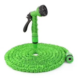 Anti Abrasion PVC 15m Magic Hose Reel Expanding Garden Water Hose Adjustable for Outdoor Use