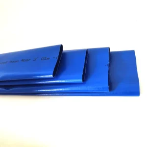 Anti Aging PVC Coated Lay Flat Water Hose Heat Resistant Large Flow Fire Fighting Water Convey Pipe