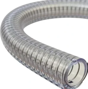 Anti Corrosion Eco Friendly PVC Spiral Steel Wire Reinforced Hose Customizable for Garden Irrigation