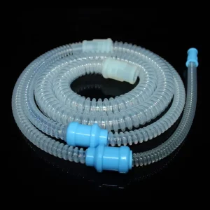 Anti Fog Flow Transparent Medical Grade Reusable Silicone Breathing Tube Flow Through Anesthesia Machine High Temperature