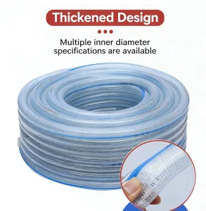 Anti Kink PVC Fiber Reinforced Hose High Pressure Flexible Braided UV Resistant Corrosion Resistant Water Pipe Garden