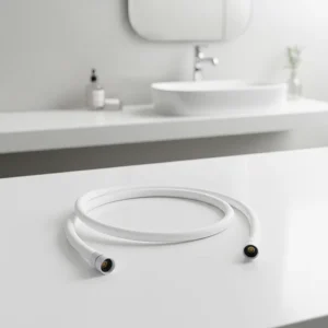 Anti Kink Silicone Shower Hose with Smooth Water Flow and Stainless Steel Connector for Daily Shower Use