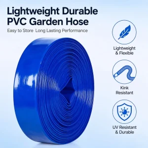 Anti Mold PVC Layflat Hose Quick Delivery Tropical Spec Water Discharge Pipe for Agriculture