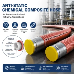 Anti Static Chemical Composite Hose for Petrochemical and Refinery Applications