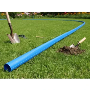 Anti abrasion Anti UV PVC Layflat Irrigation Hose 4 bar 6bar Blue Water Delivery Hose with Quick Connector for Water Pump