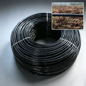Anti aging Drip Irrigation Pipe with Inner Cylindrical Dripper Durable Water Saving Hose for Farmland Orchard