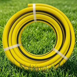 Anti blockage 50FT High Pressure PVC Braided Garden Hose Suitable for Long Time Continuous Plant Watering