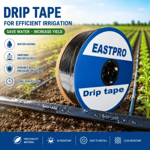 Anti-clogging 16mm Inline Drip Tape 0.15-0.4mm Thick PE Material Durable Agriculture Greenhouse Irrigation Pipe