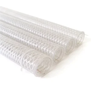 Anti-static High Pressure Flexible Durable Transparent PVC Steel Wire Hose Oil Acid Alkali Resistant Vacuum Delivery Hose