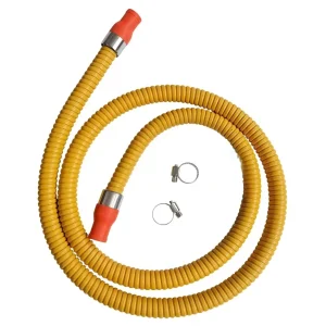 Armored Gas Hoses for Home Use (LPG and Natural Gas) Flexible Steel Gas Hoses Rodent Resistant Corrugated Gas Hoses