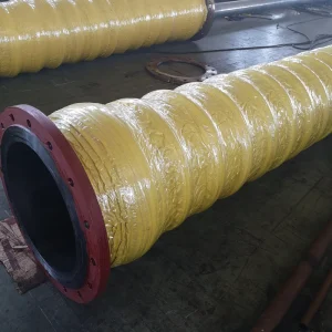 Armored Rubber Dredge Hose with Steel Ring Reinforcement for Subsea Mud Extraction