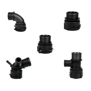 Auto Coolant Flange Pipe Hose Connector Water Hose Flange Connector for Engine Cooling Systems