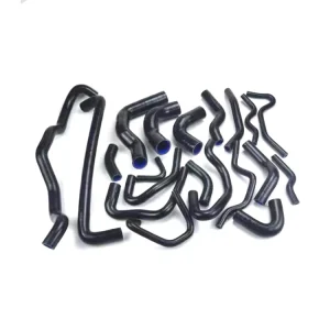 Automotive Blue Silicone Radiator Coolant Hose Kit OEM Hand Wrapped High Pressure 4 Ply Universal Car Truck Cutting Custom Logo
