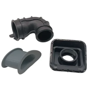 Automotive Flexible Rubber Air Intake Hose Square Rubber Bellows Dust Boot Rubber Flange Grommet for Vehicle & Machinery Parts