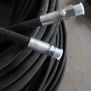 Automotive Grade Fuel Fluid Hose SAE J30 R7 NBR Synthetic Rubber Hydraulic Hose Two Wire Braided Fuel Pipe