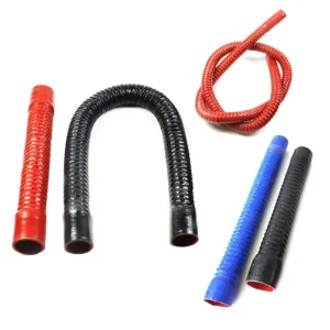 Automotive Industrial Use Silicone Steel Wire Corrugated Flexible Hose Durable Heat Resistant High Pressure 5mm ID 200 1000mm
