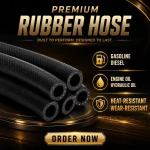 Automotive NBR Rubber Fuel Hose Oil/Gasoline/Diesel Resistant -30~120 Working Temp Engine Hose