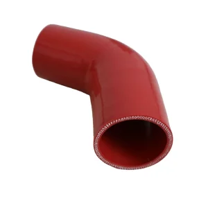 Automotive Parts Reinforced 45 Degree Silicone Elbow Coupler Rubber Silicone Bend Hose Cutting Customized Diameter