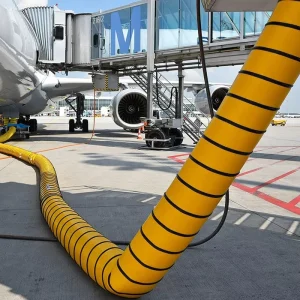Aviation PCA Flexible Air Duct Hose 10m Aircraft Ground Cooling Anti Corrosion Pre Conditioned Air Vent