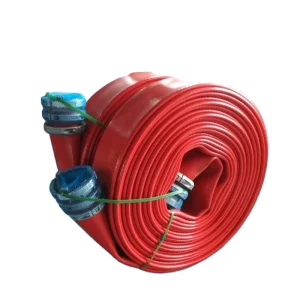 BS Coupling 1-12 Inch Durable TPU NBR Rubber Covered Fire Hose for Industrial Firefighting