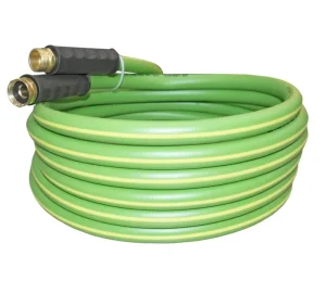 BSCI 15M/50FT Lightweight PVC Garden Hose Durable All-Weather with Leak-Proof Connections for Watering,Cleaning&Car Washing